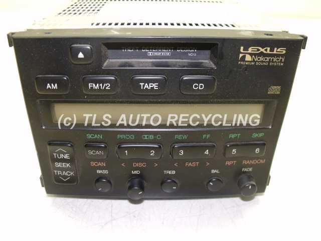 1999 Lexus SC 400 Radio / Amplifier