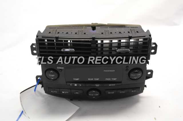 2004 Toyota Sienna Temperature Control Unit