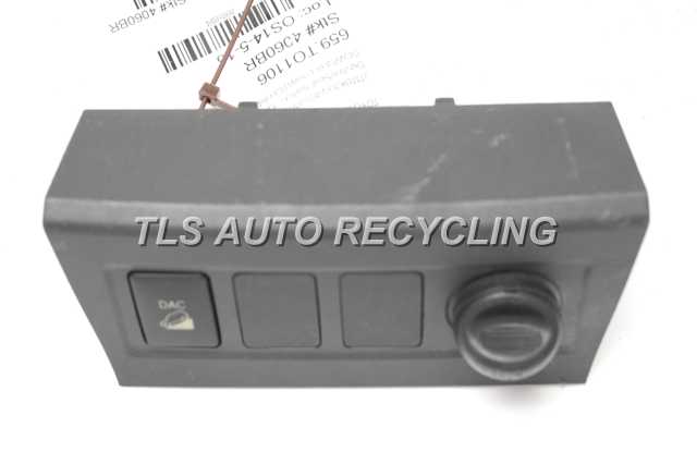 2006 Toyota RAV 4 Dash / Interior / Seat Switch