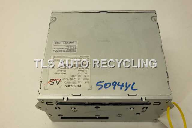 2009 Infiniti G37 Radio / Amplifier