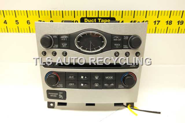 2009 Infiniti G37 Temperature Control Unit
