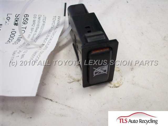 2003 Toyota MR 2 Dash / Interior / Seat Switch