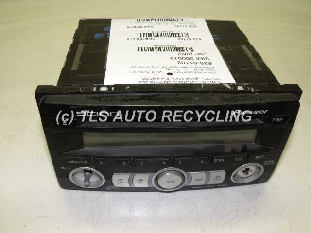 2008 Scion tC Radio / Amplifier