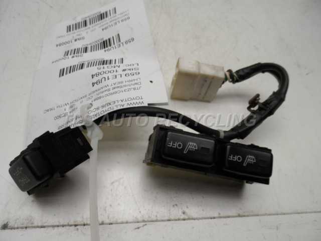 1994 Lexus SC 300 Dash / Interior / Seat Switch