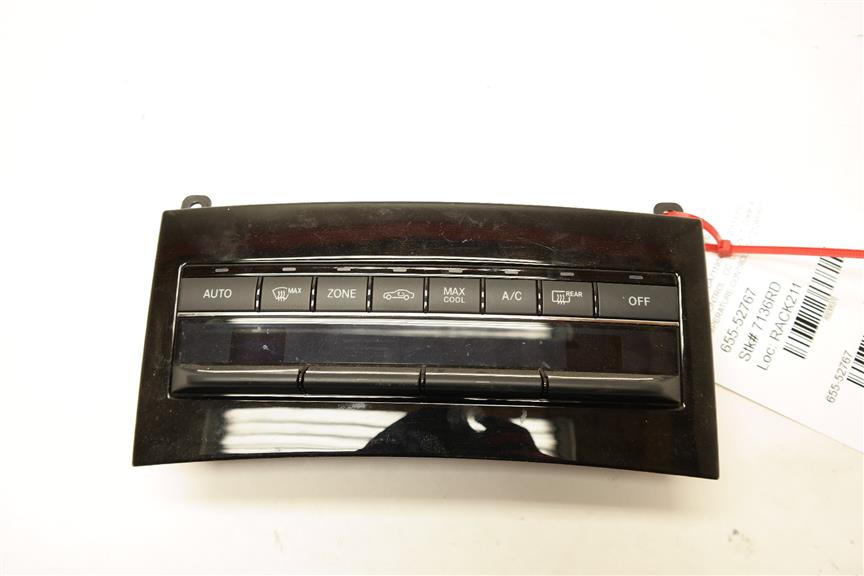 2012 Mercedes-Benz E350 Temperature Control Unit