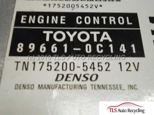 2000 Toyota Ttoytundr Engine Control Module