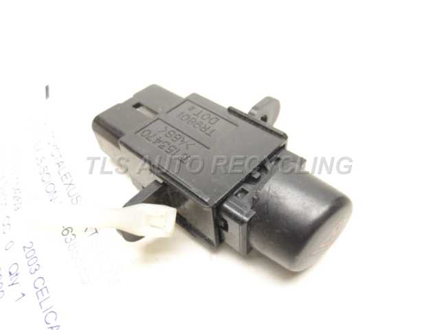 2003 Toyota Celica Dash / Interior / Seat Switch