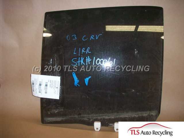 2003 Honda CR-V Rear Door Glass (Left)
