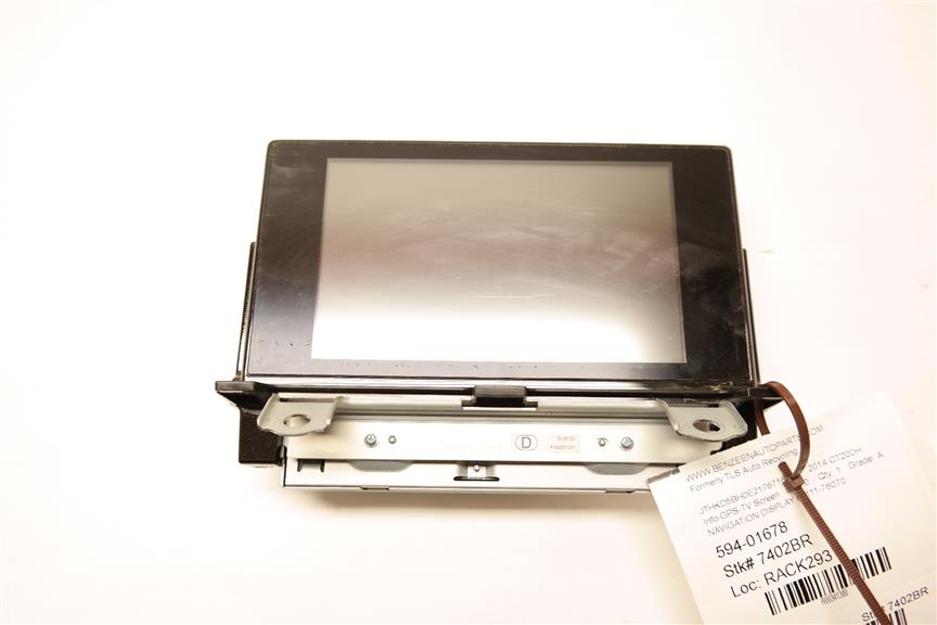 2014 Lexus CT 200H Display Screen Navigation GPS Radio