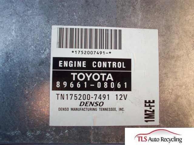 2001 Toyota Sienna Engine Control Module