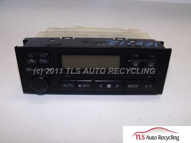 1999 Toyota Solara Temperature Control Unit