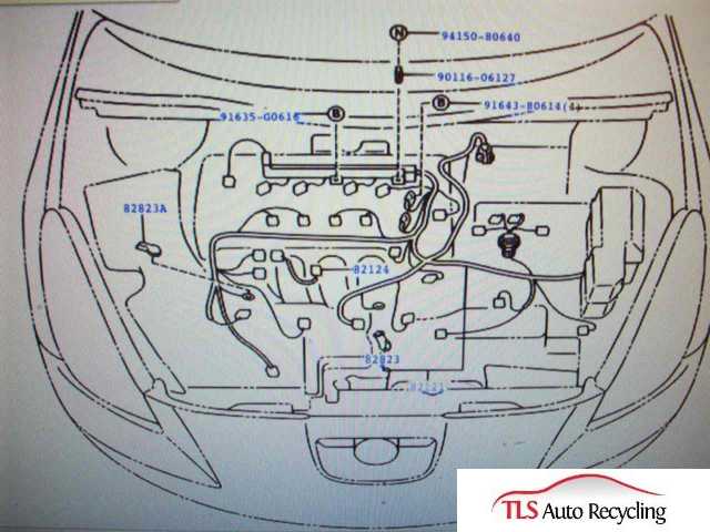 2001 Toyota Celica Engine Wire Harness