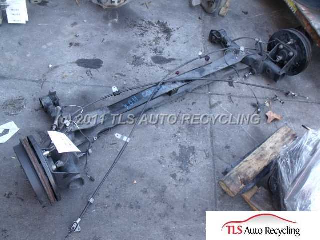 2009 Toyota Corolla Rear Beam Axle