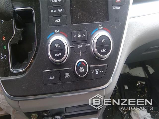 2015 Toyota Sienna Temperature Control Unit