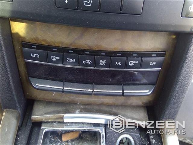 2010 Mercedes-Benz E350 Temperature Control Unit